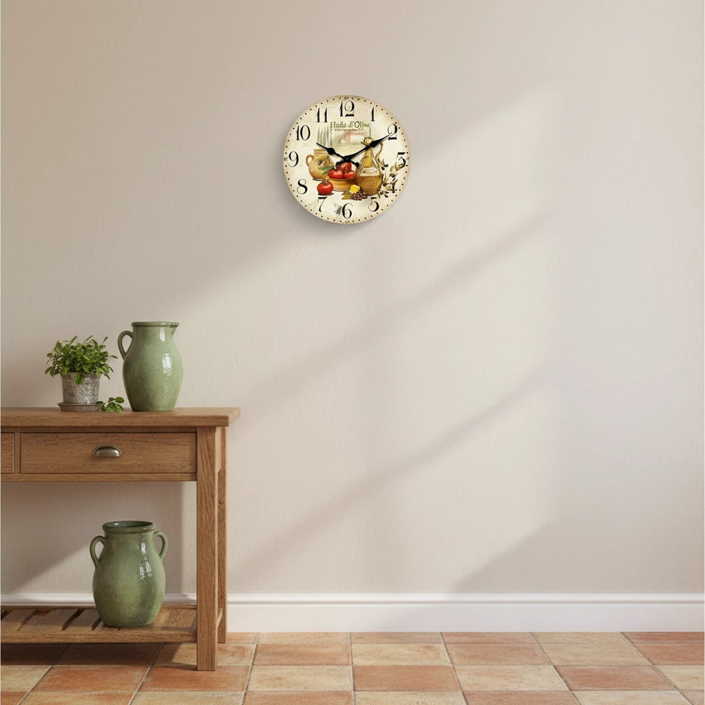 Horloge murale cuisine vintage Image