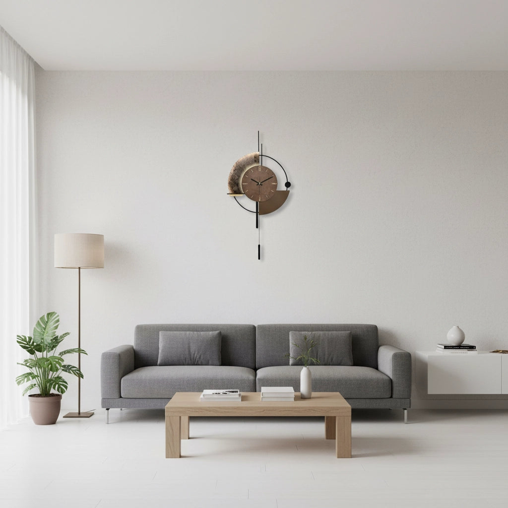 Horloge murale design 80 cm