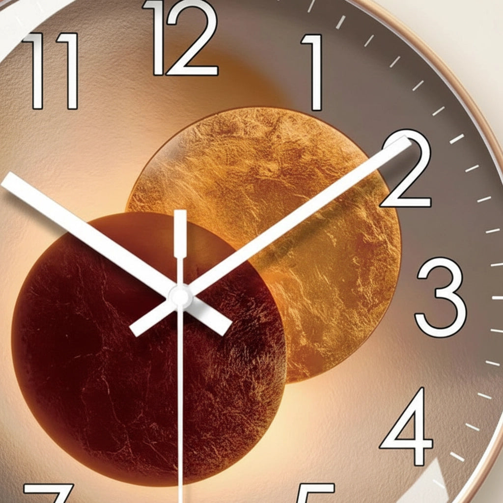 Horloge murale design luxe silencieuse