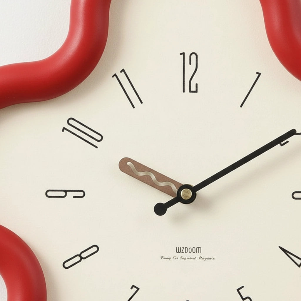 Horloge murale design pour salon