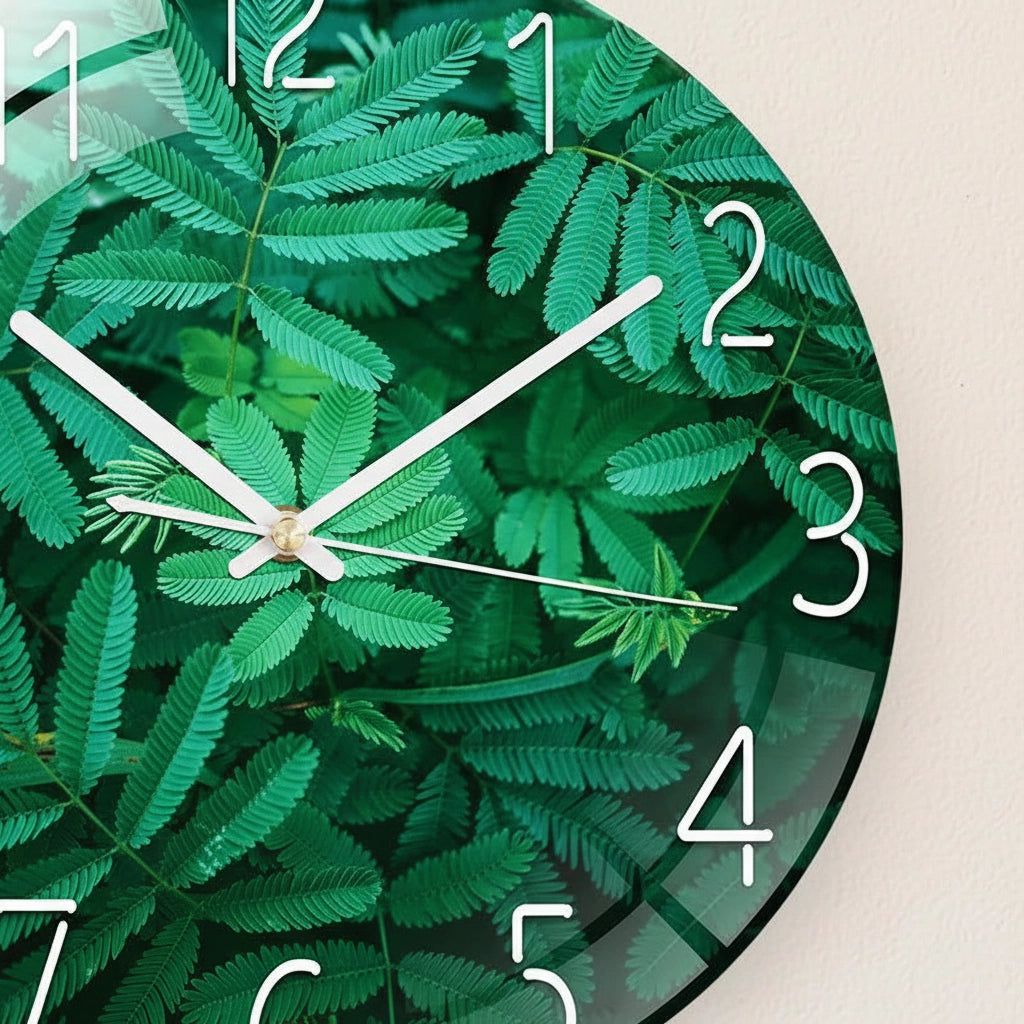 Horloge murale design salle de bain