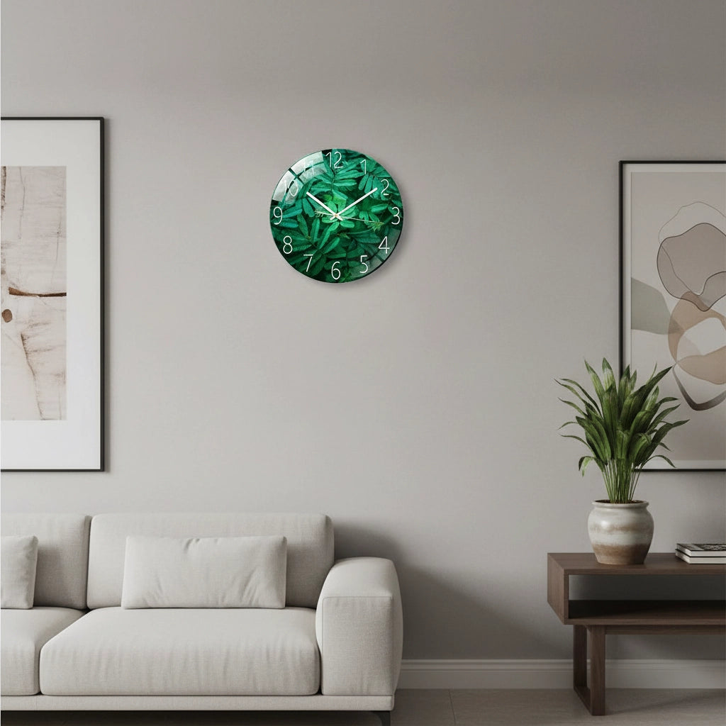 Horloge murale design salle de bain