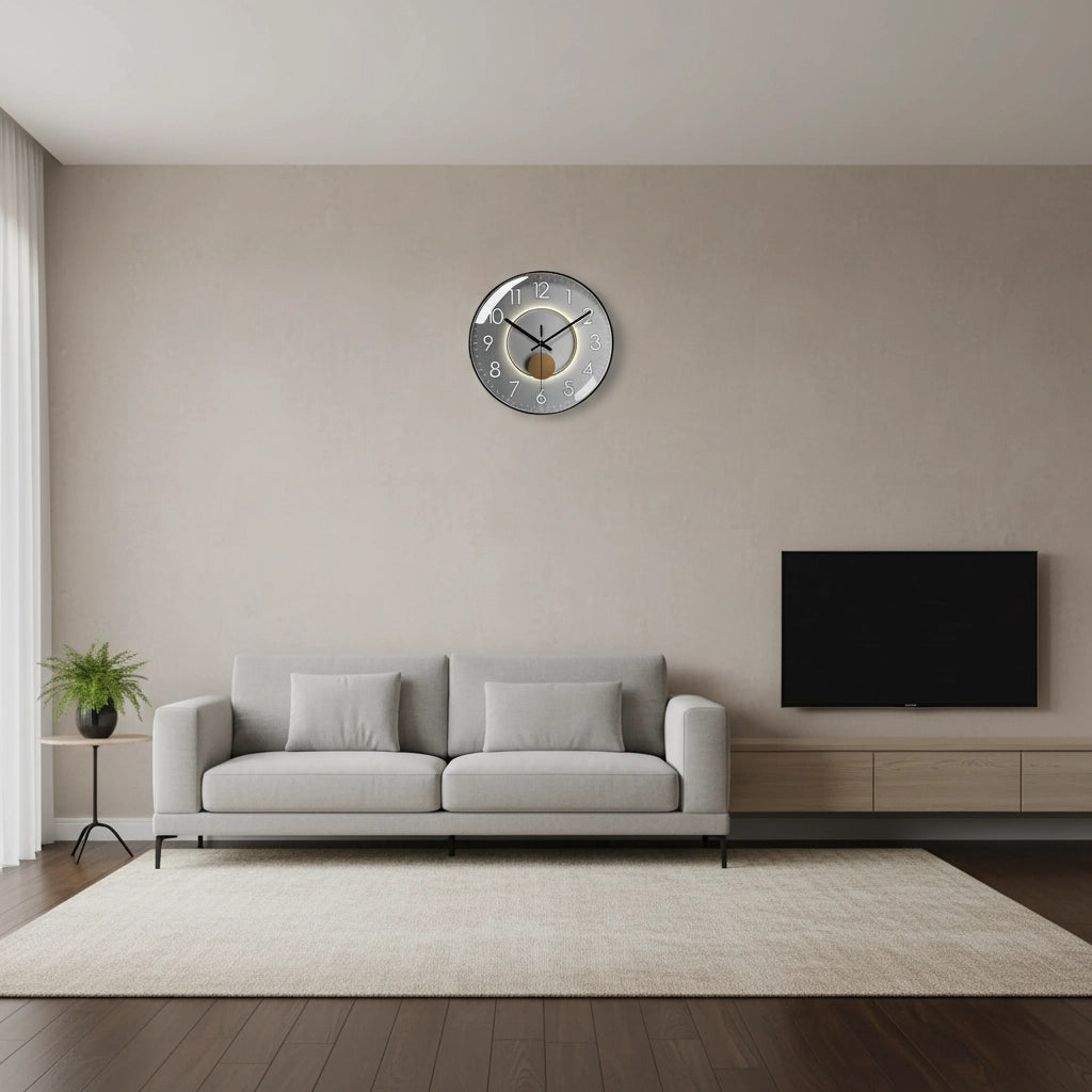 Horloge murale design salon