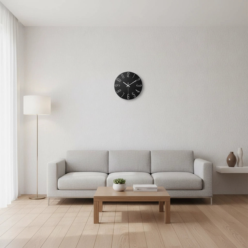 Horloge murale design scandinave