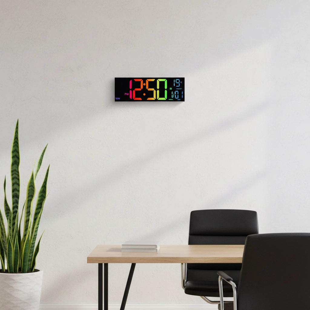 Horloge murale digitale design Image