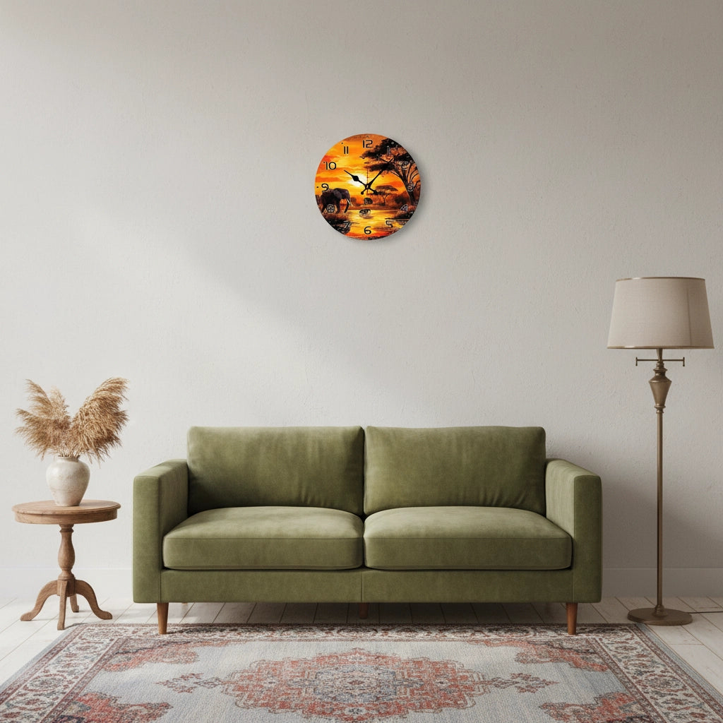 Horloge murale elephant Image