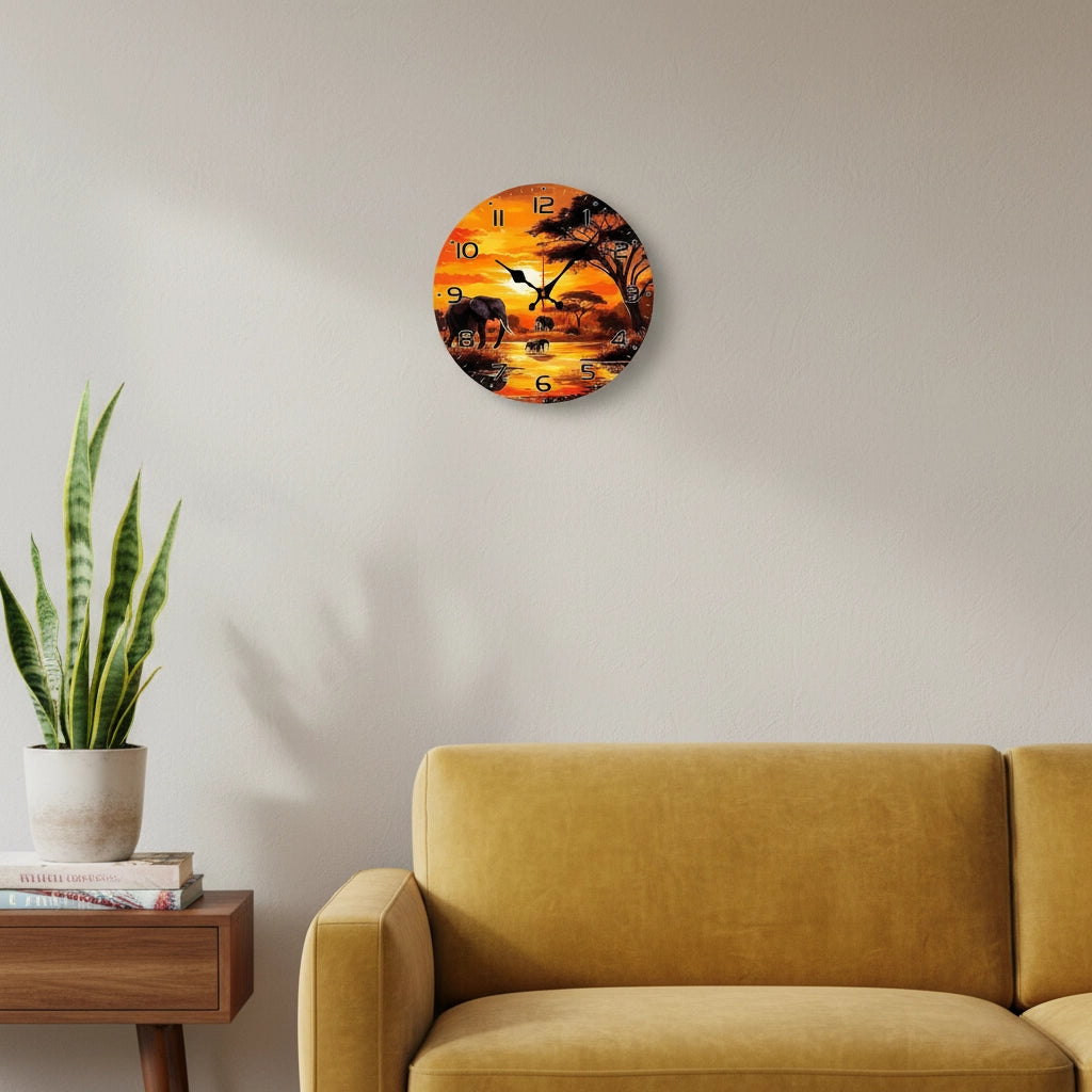 Horloge murale elephant Image