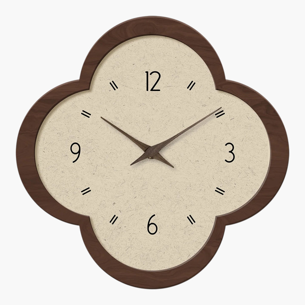 Horloge murale en bois naturel 40 cm