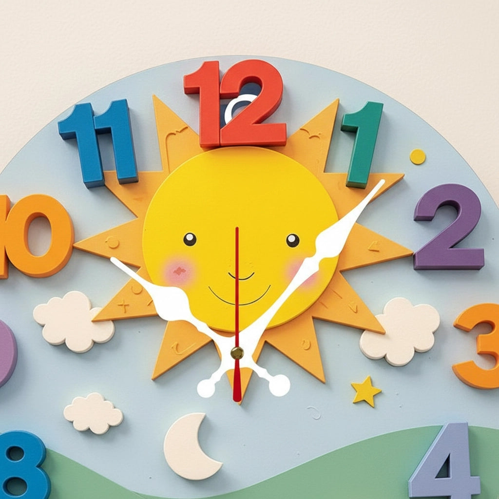 Horloge murale étoile