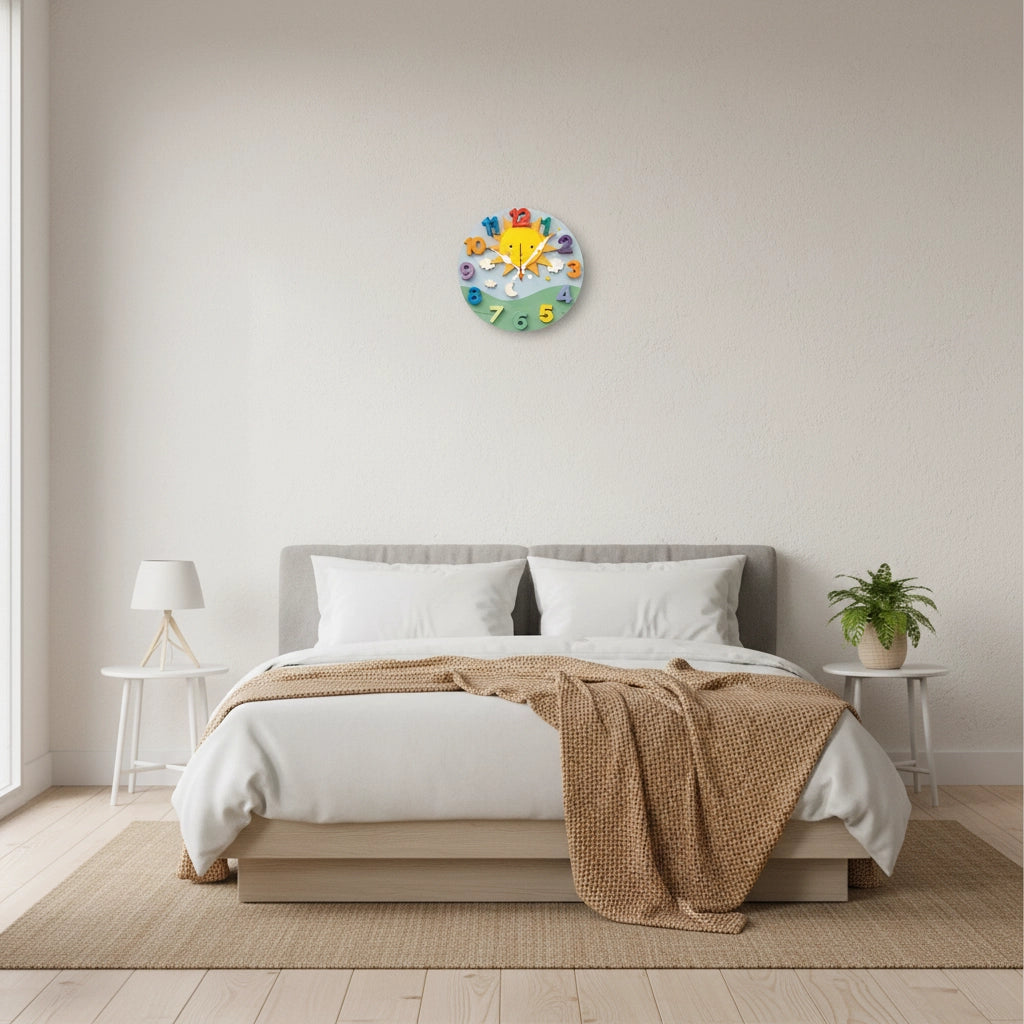 Horloge murale étoile