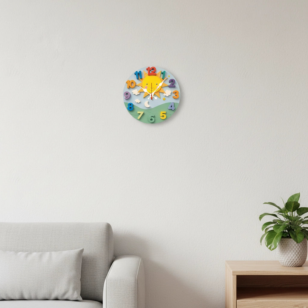 Horloge murale étoile