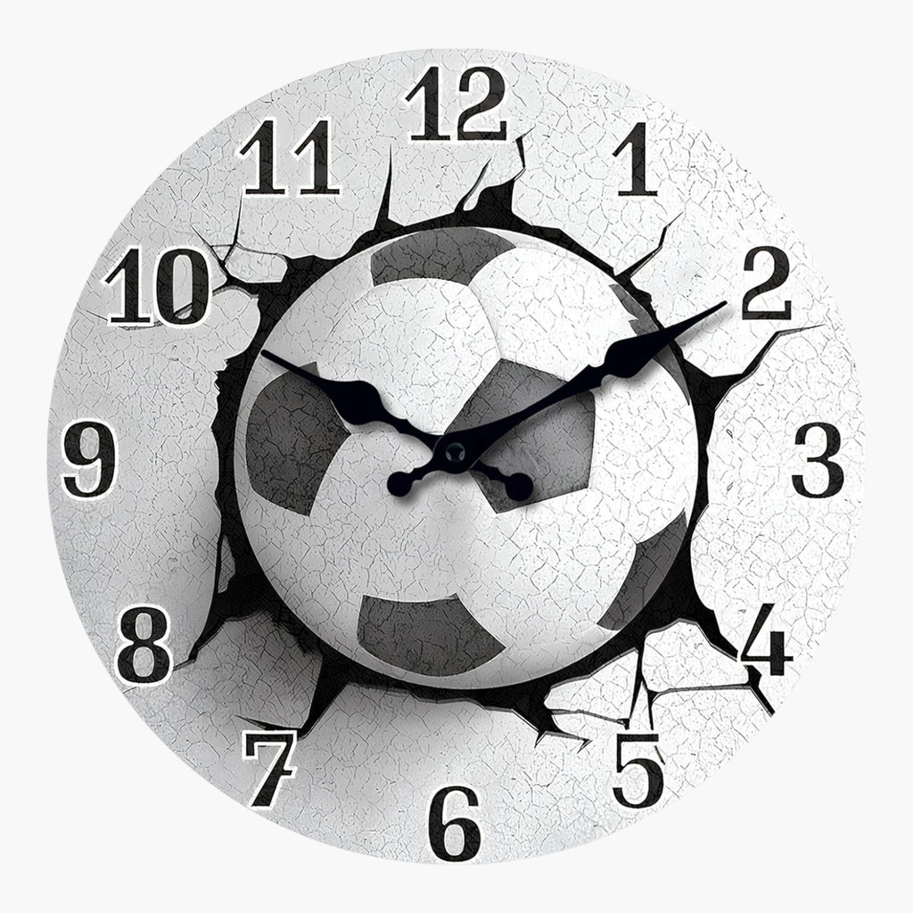 Horloge murale football