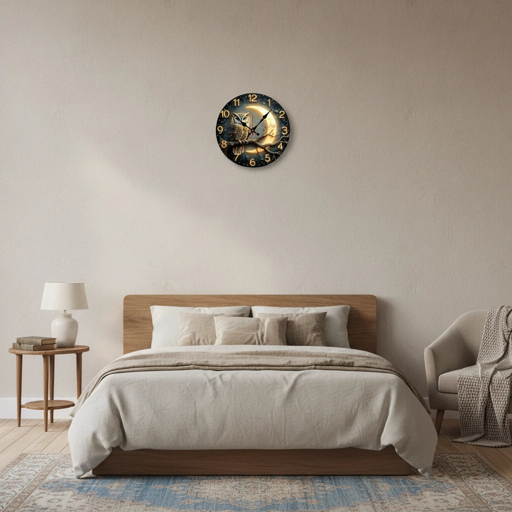 Horloge murale hibou Image