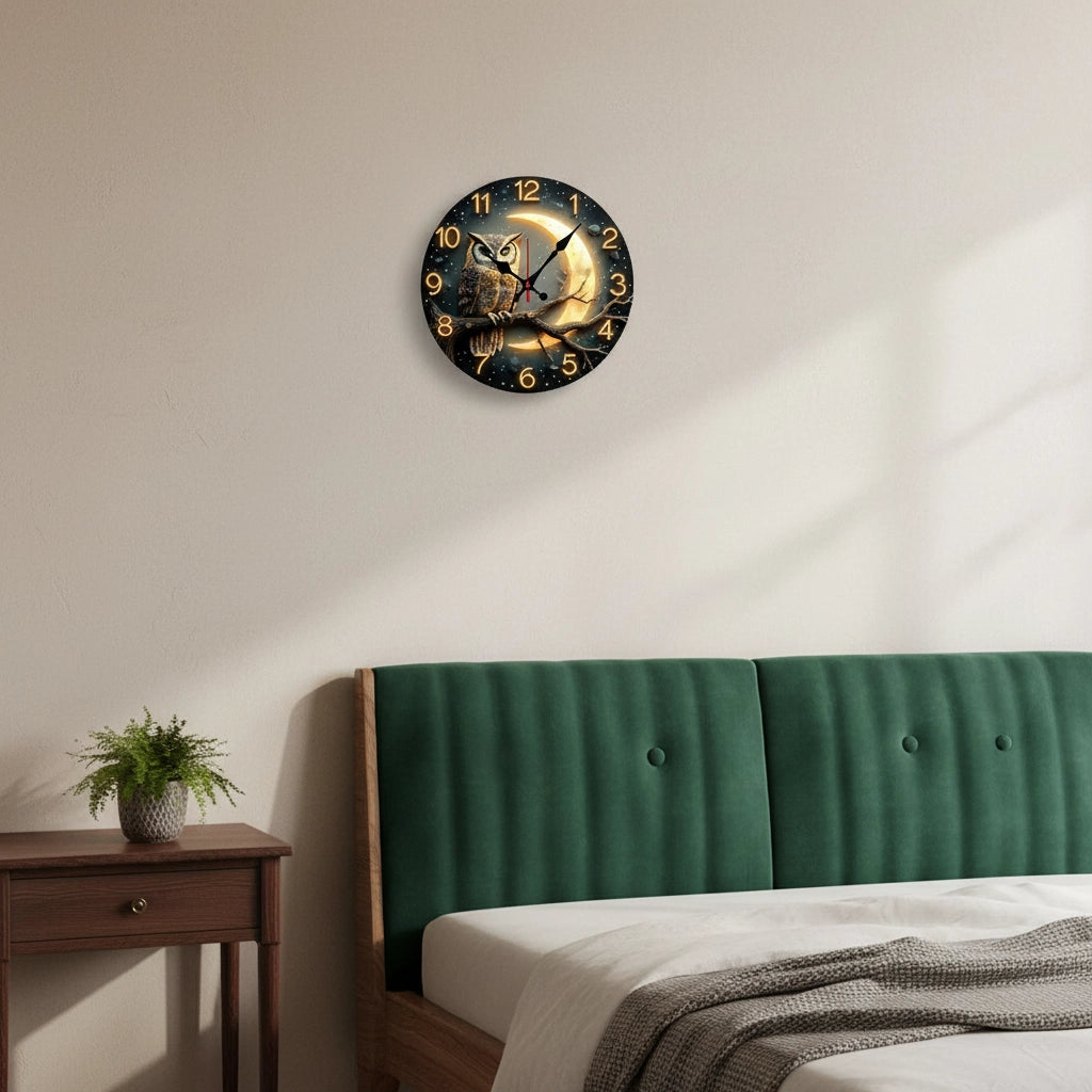 Horloge murale hibou Image