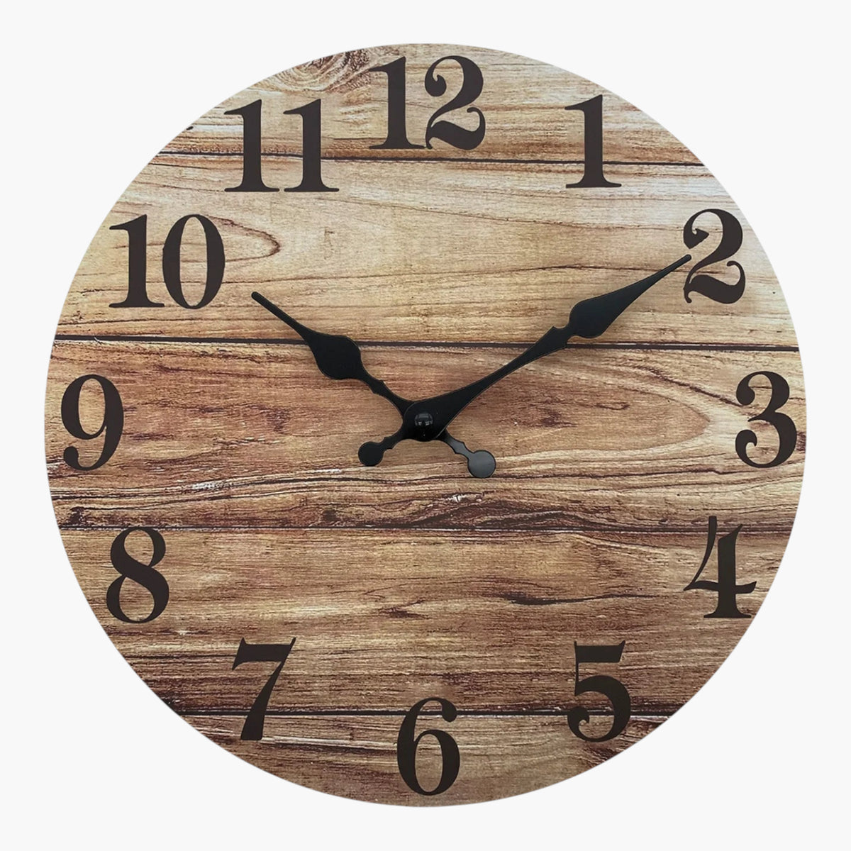 Horloge murale mdf rustique patiné