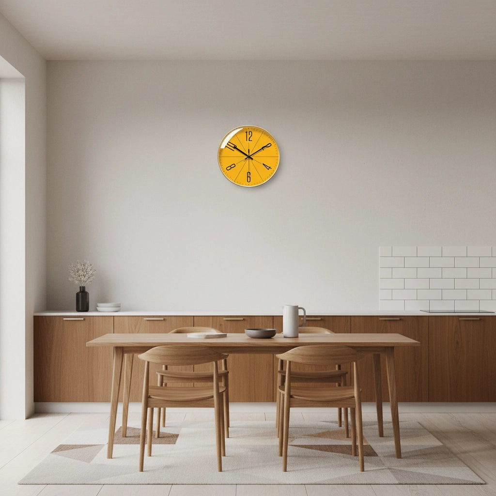 Horloge murale moderne design décoratif Image