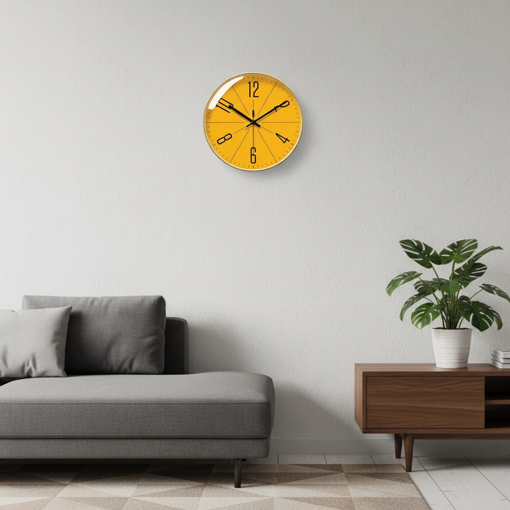 Horloge murale moderne design décoratif Image