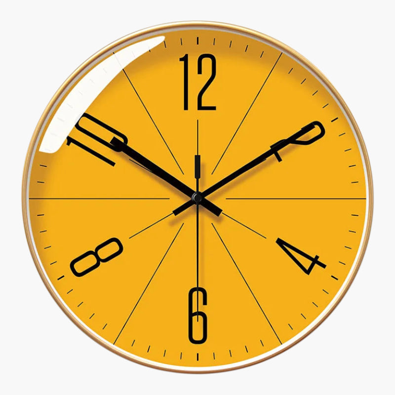 Horloge murale moderne design décoratif Or