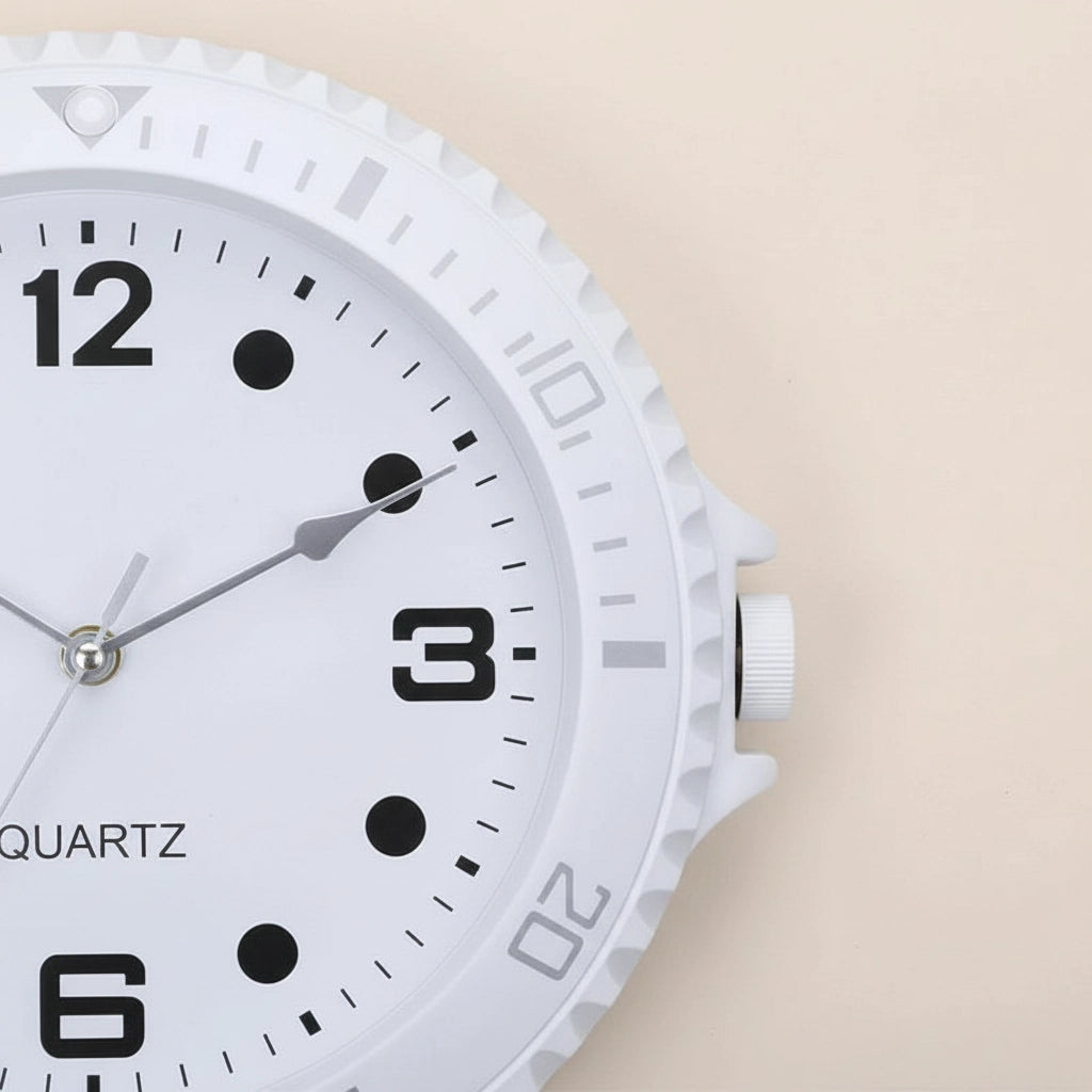 Horloge murale montre