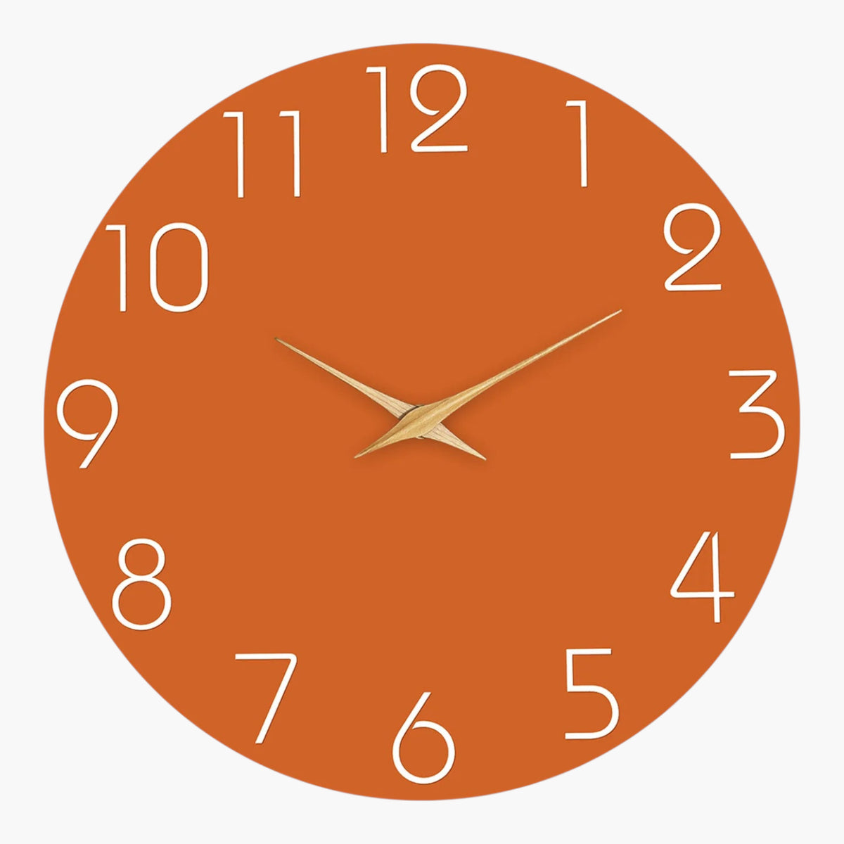 Horloge murale orange Orange