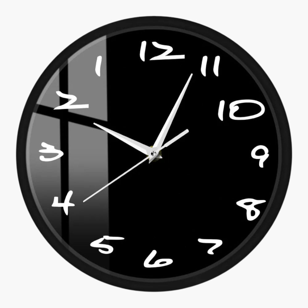 Horloge murale originale design Avec Cadre 30 cm
