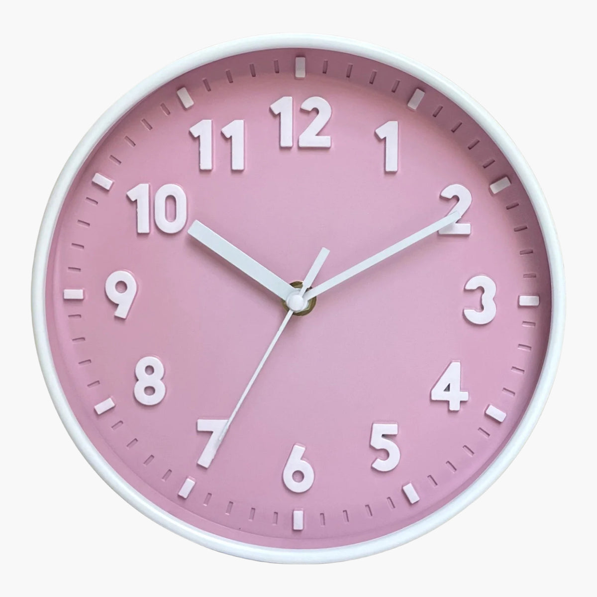 Horloge murale originale moderne Rose 20 cm
