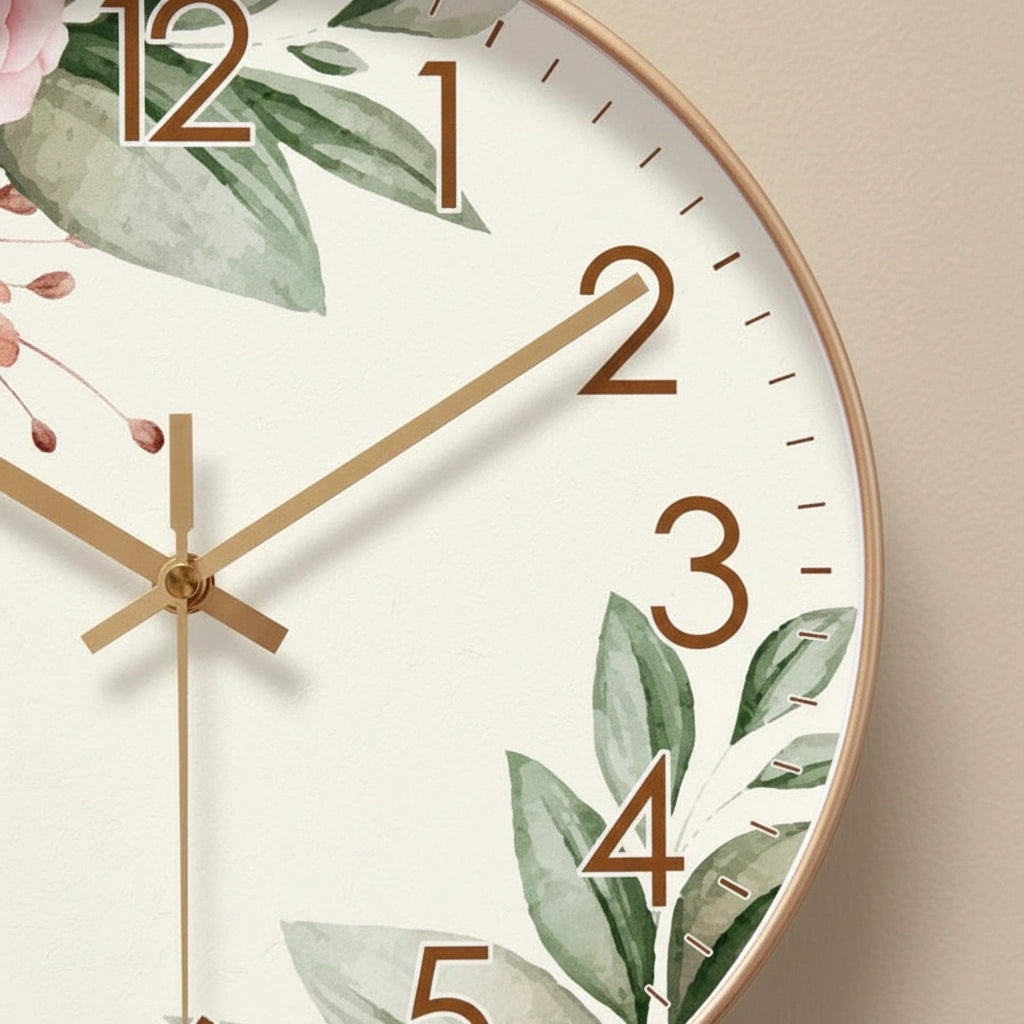 Horloge murale papillon