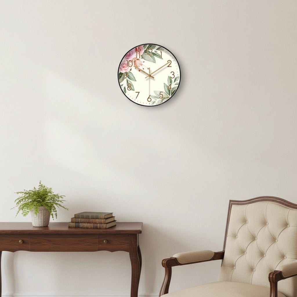 Horloge murale papillon