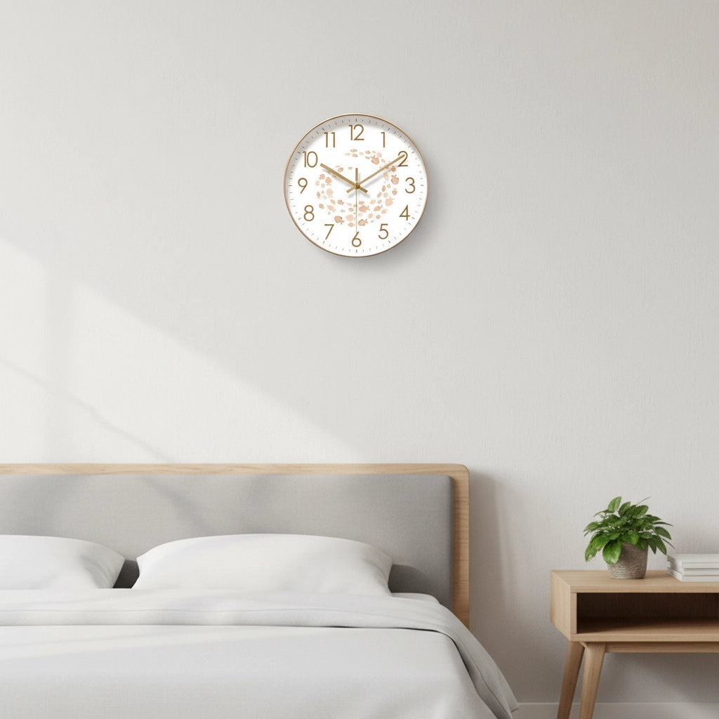 Horloge murale poissons vortex