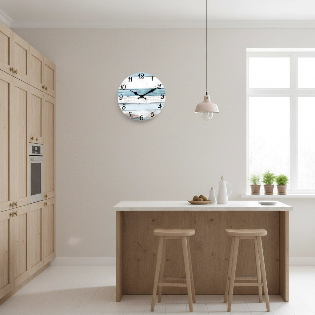 Horloge murale rivage côtier sweep Image