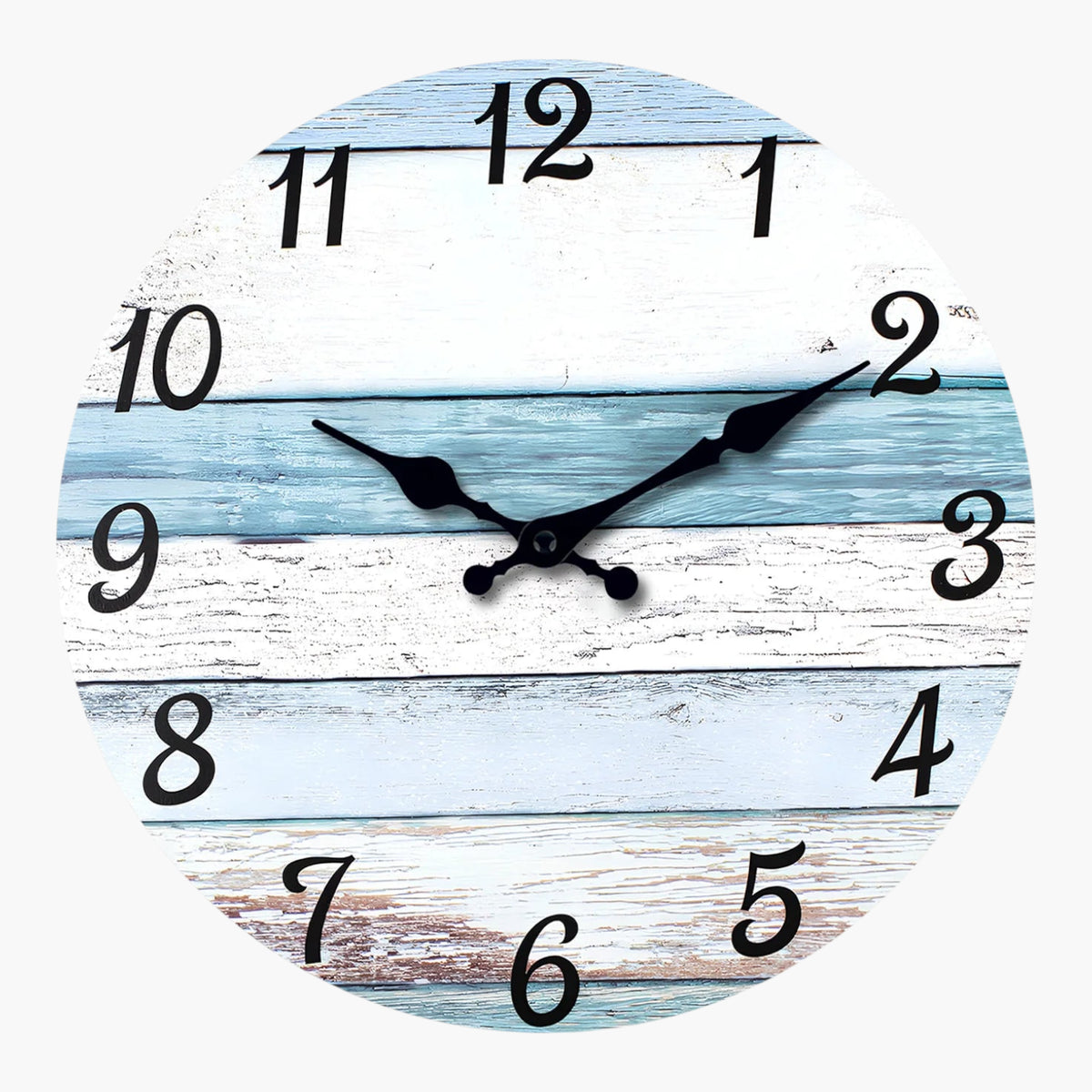 Horloge murale rivage côtier sweep