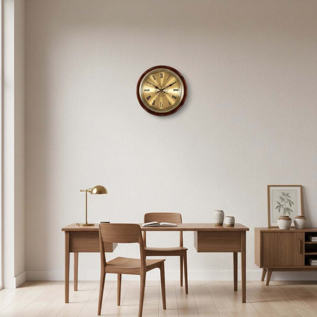 horloge murale salon vintage 30 cm Image