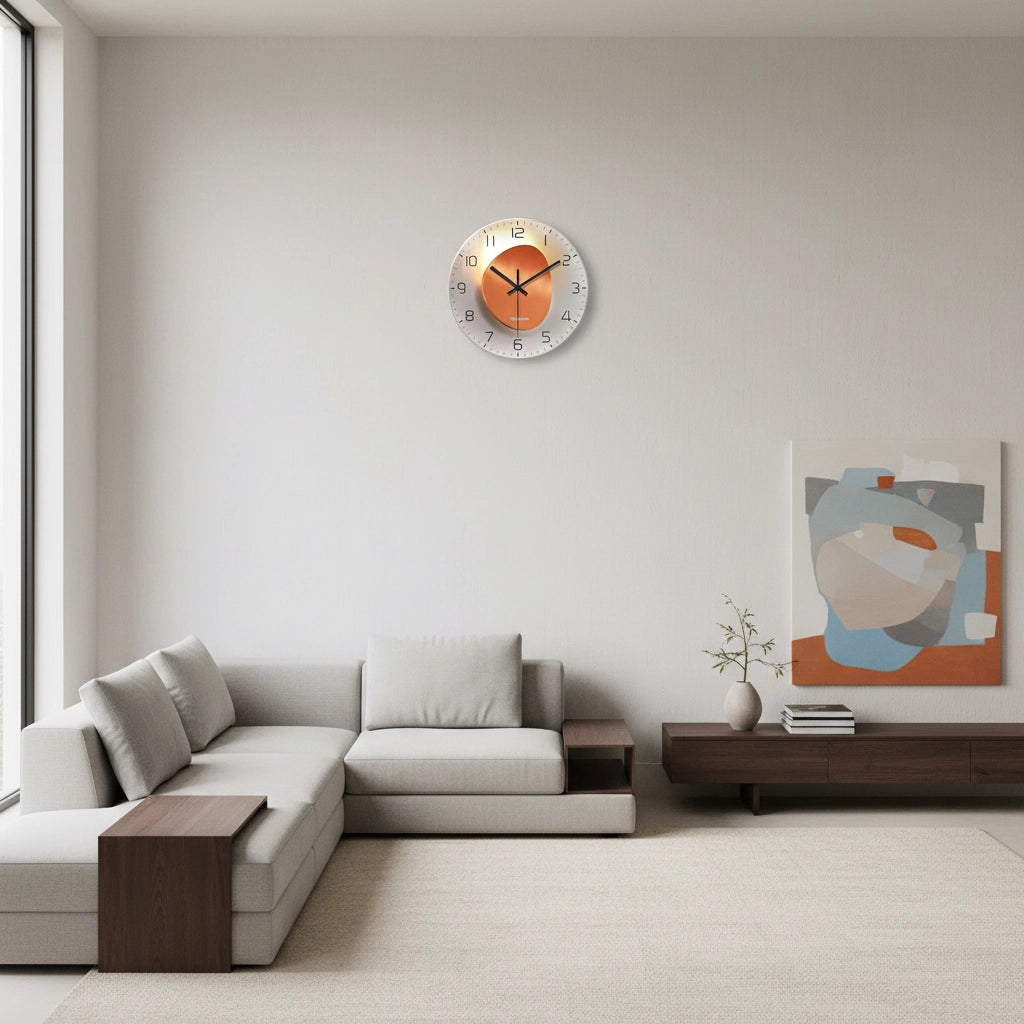 Horloge murale sans cadre