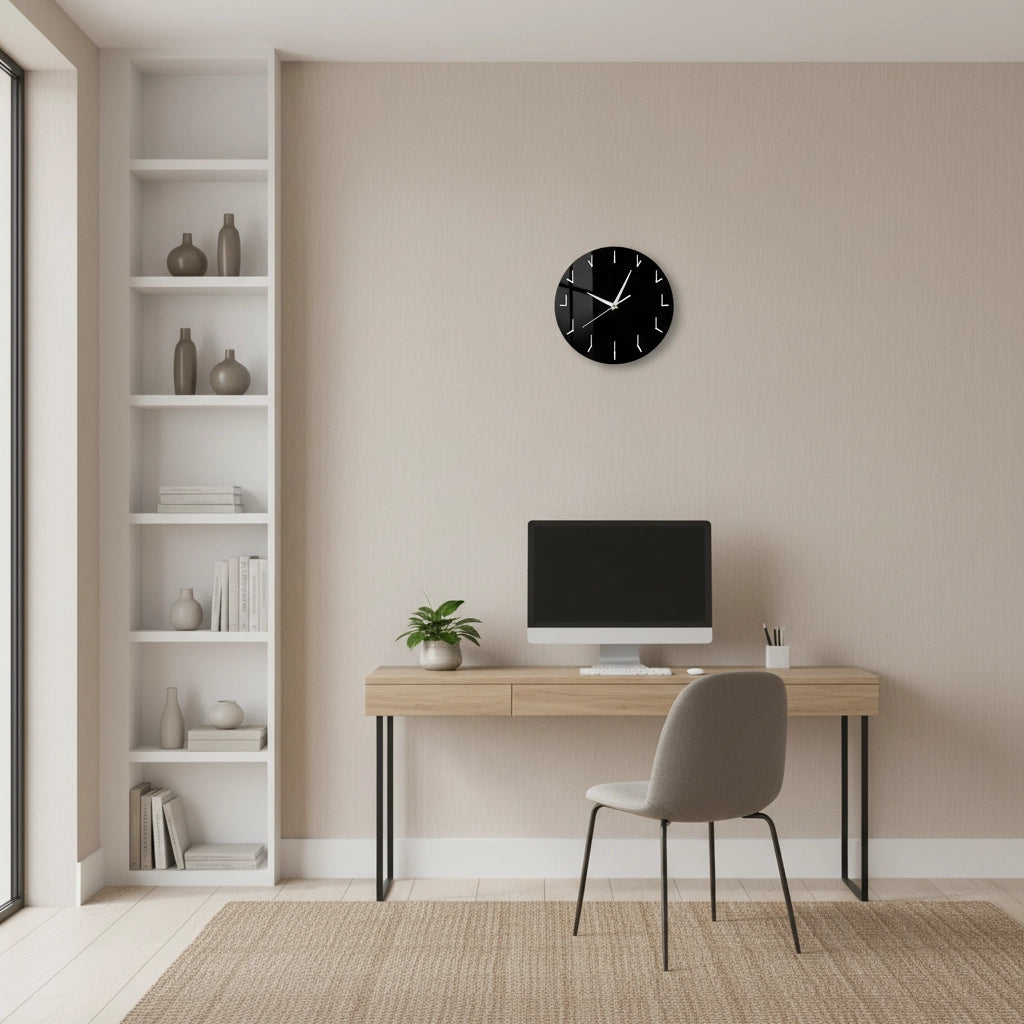 Horloge murale sans chiffre