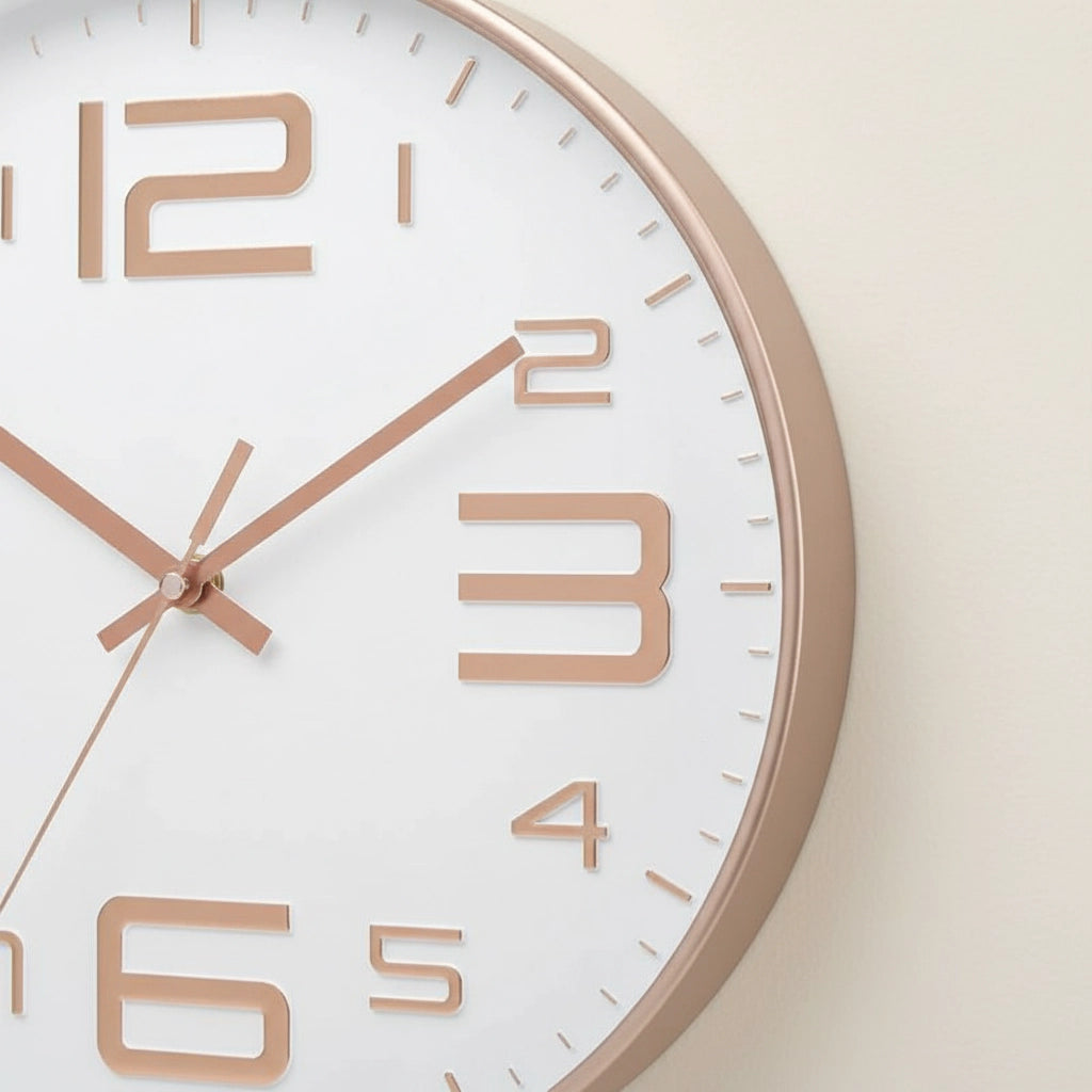 Horloge murale silencieuse 20 cm