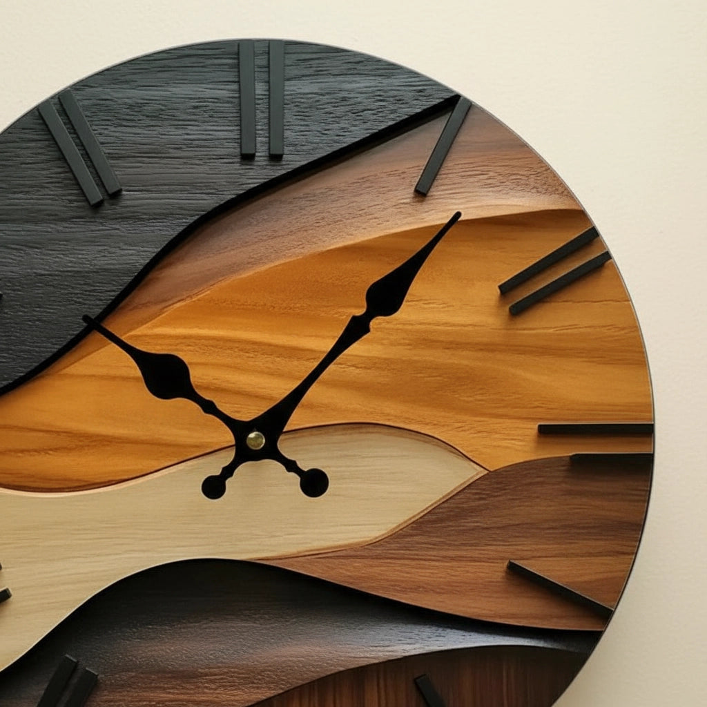 Horloge murale silencieuse 25 cm