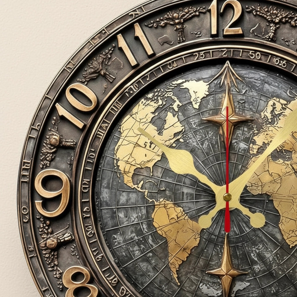 Horloge murale steampunk