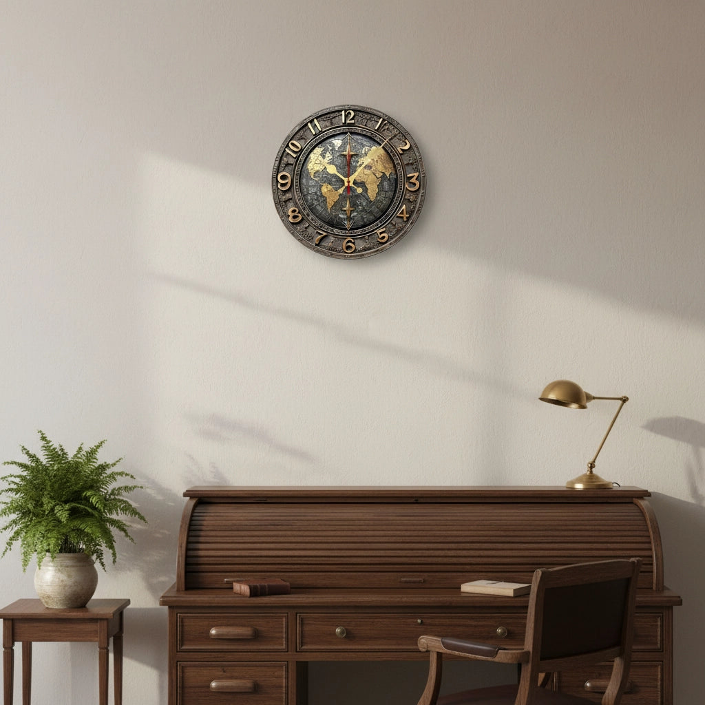 Horloge murale steampunk