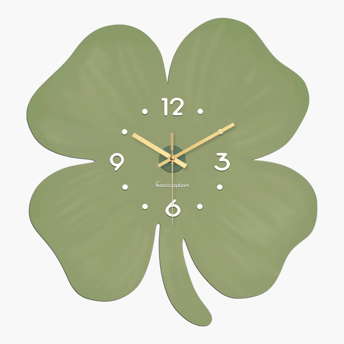 Horloge murale trèfle 40 cm