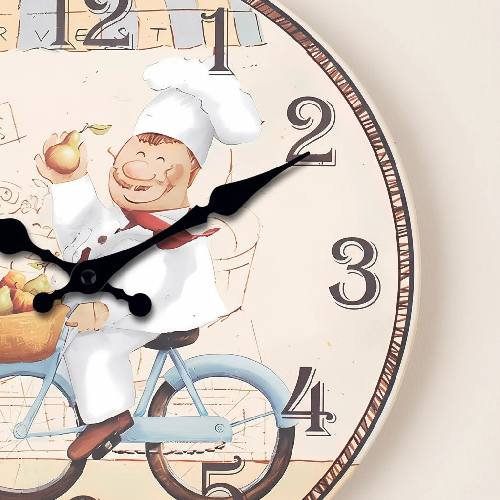 Horloge murale vélo