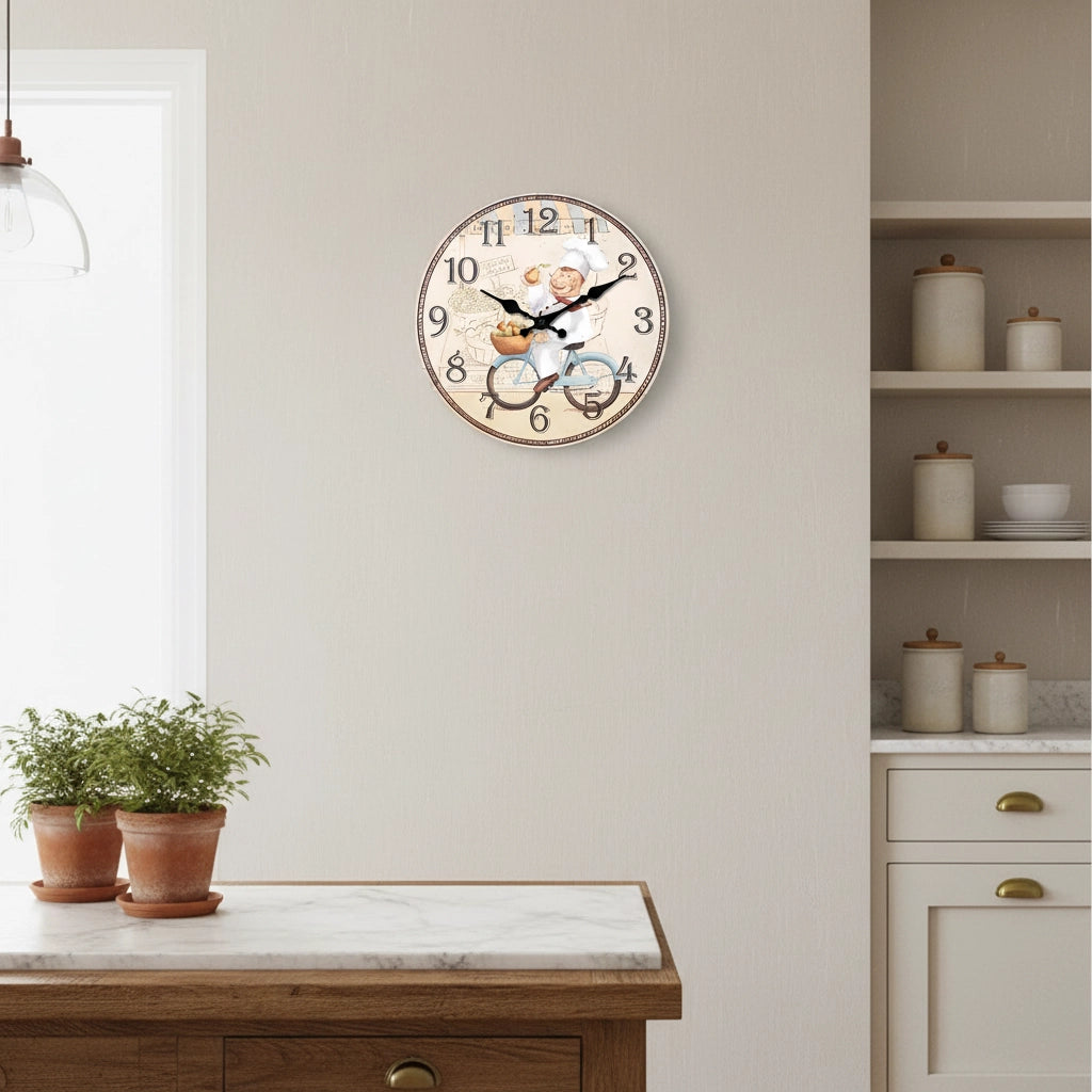 Horloge murale vélo