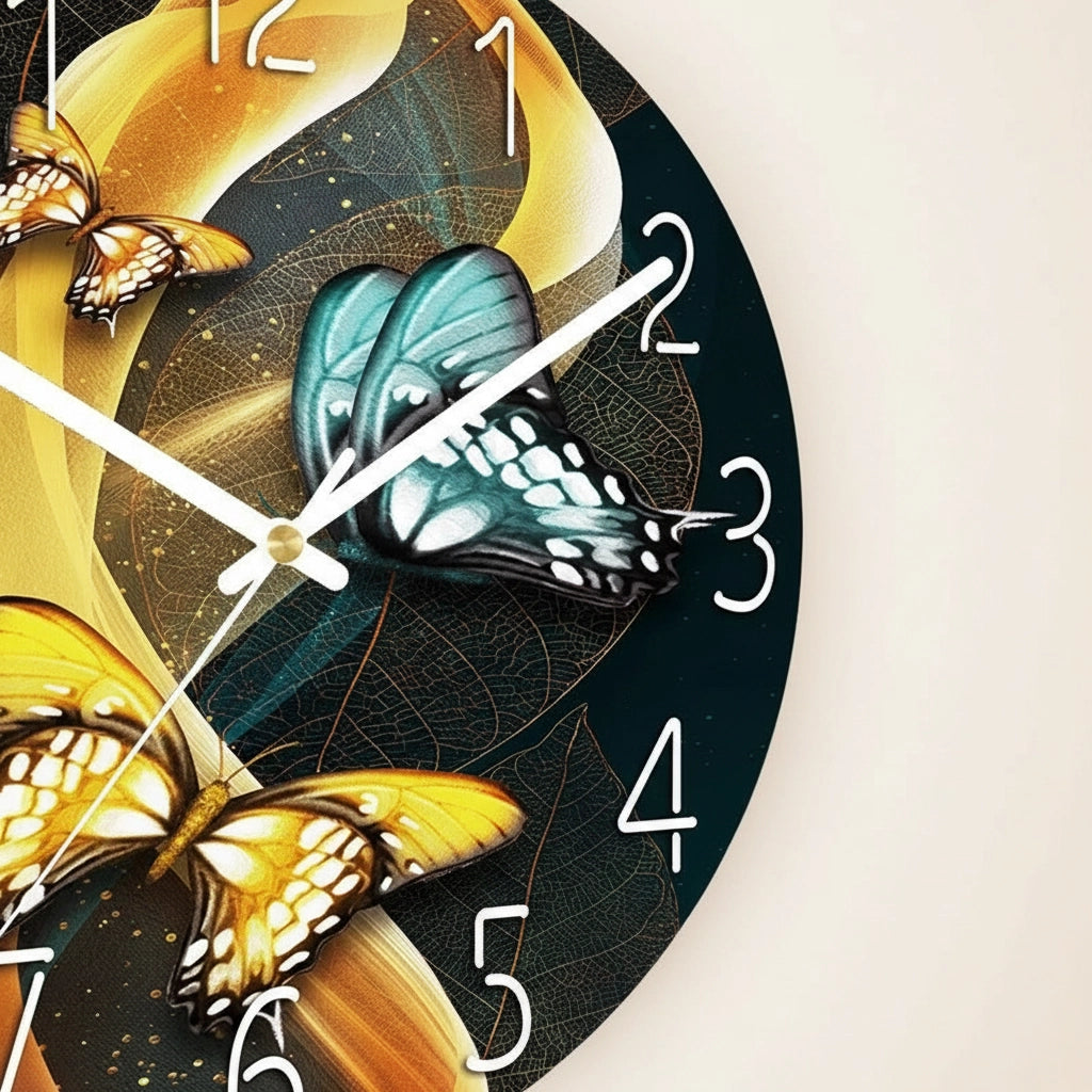 Horloge murale verre onirique