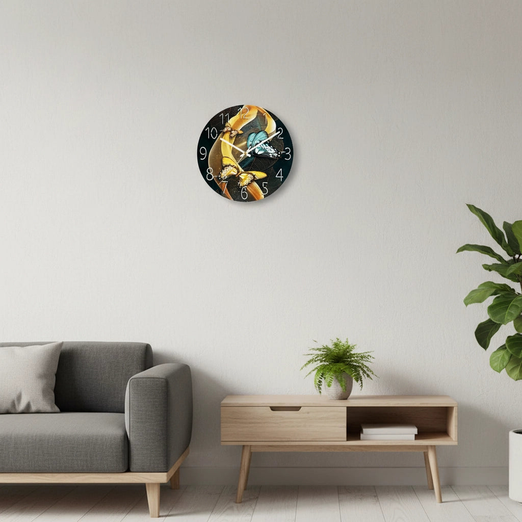 Horloge murale verre onirique Image