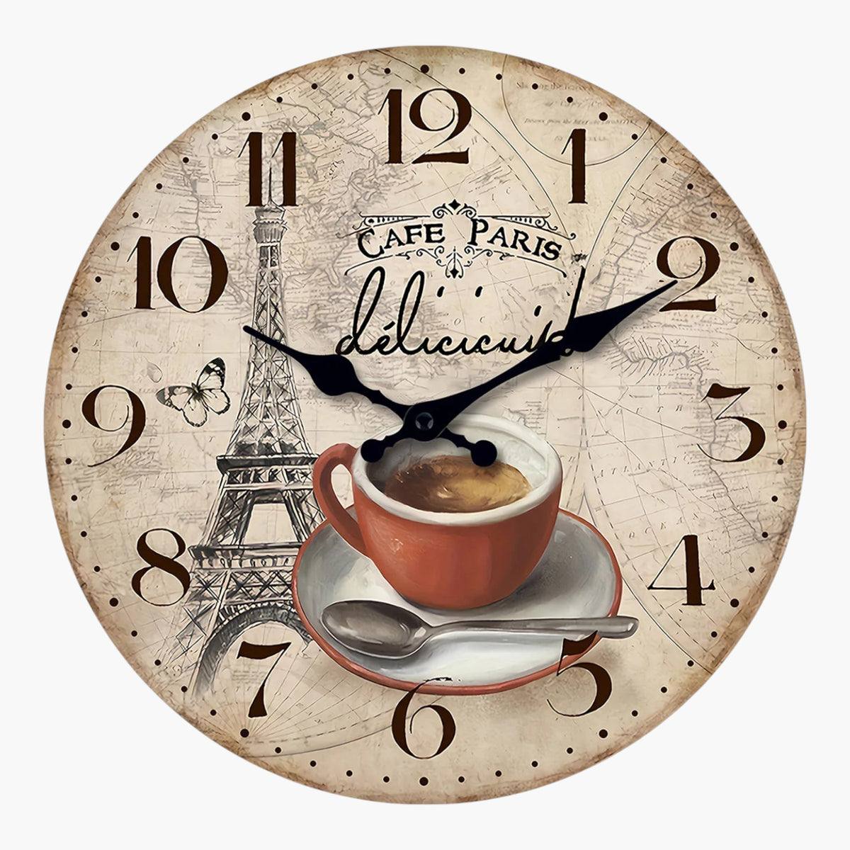 Horloge murale vintage 40 cm