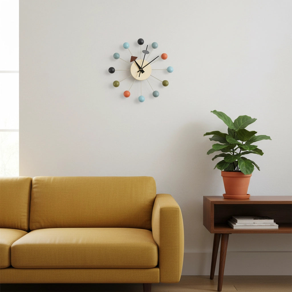 Horloge murale vintage année 50 Image