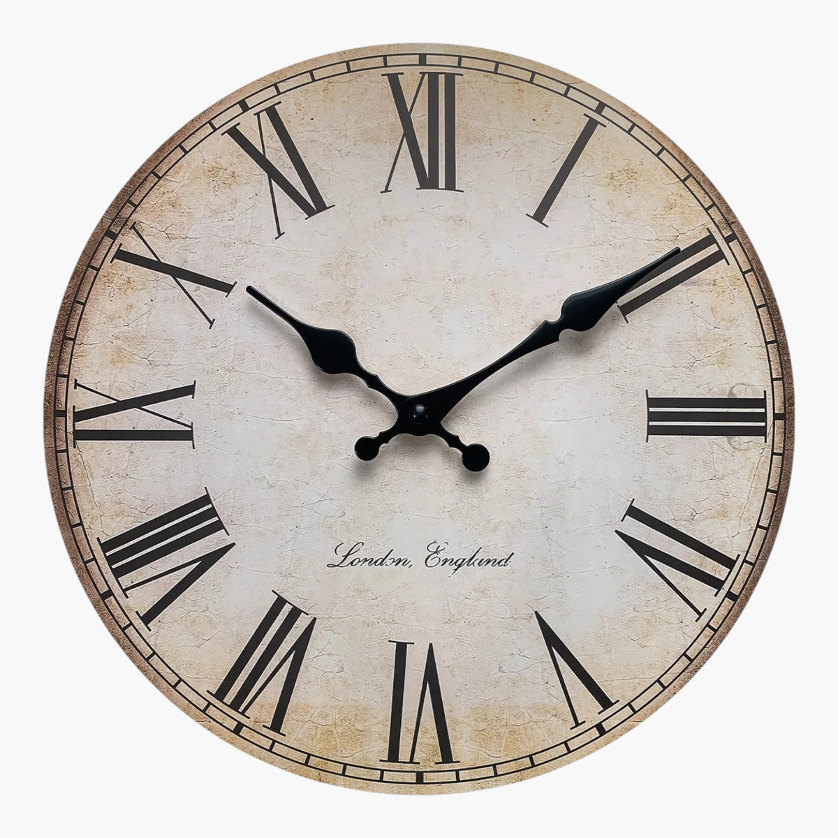 Horloge murale vintage silencieuse