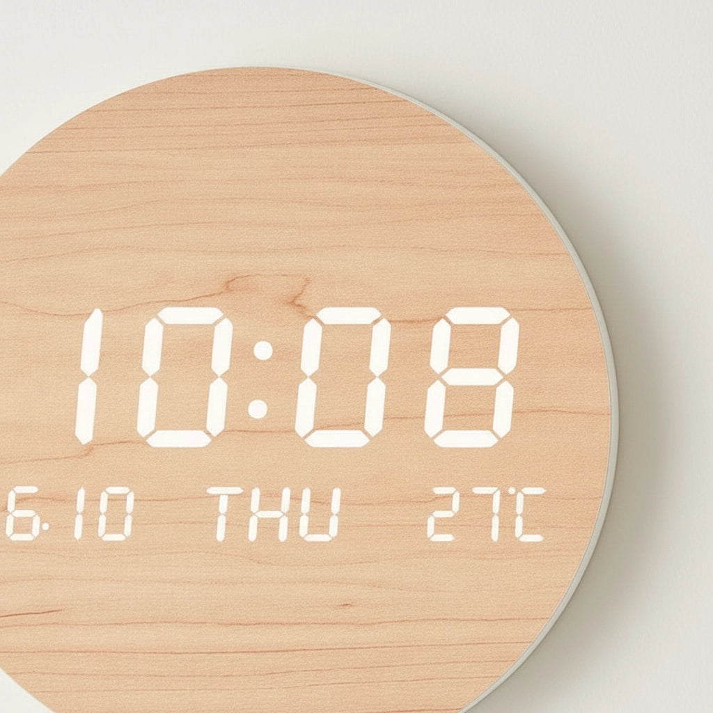 Horloge numérique murale design