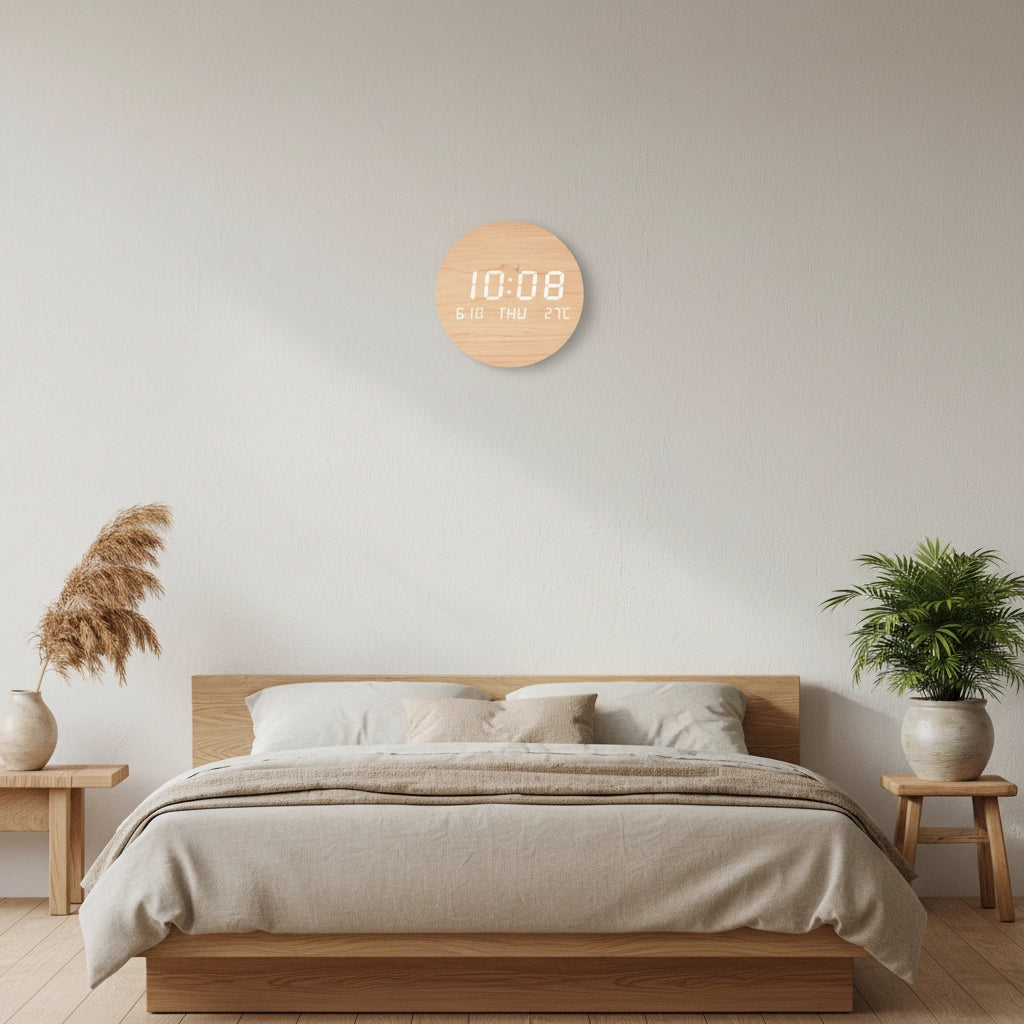 Horloge numérique murale design