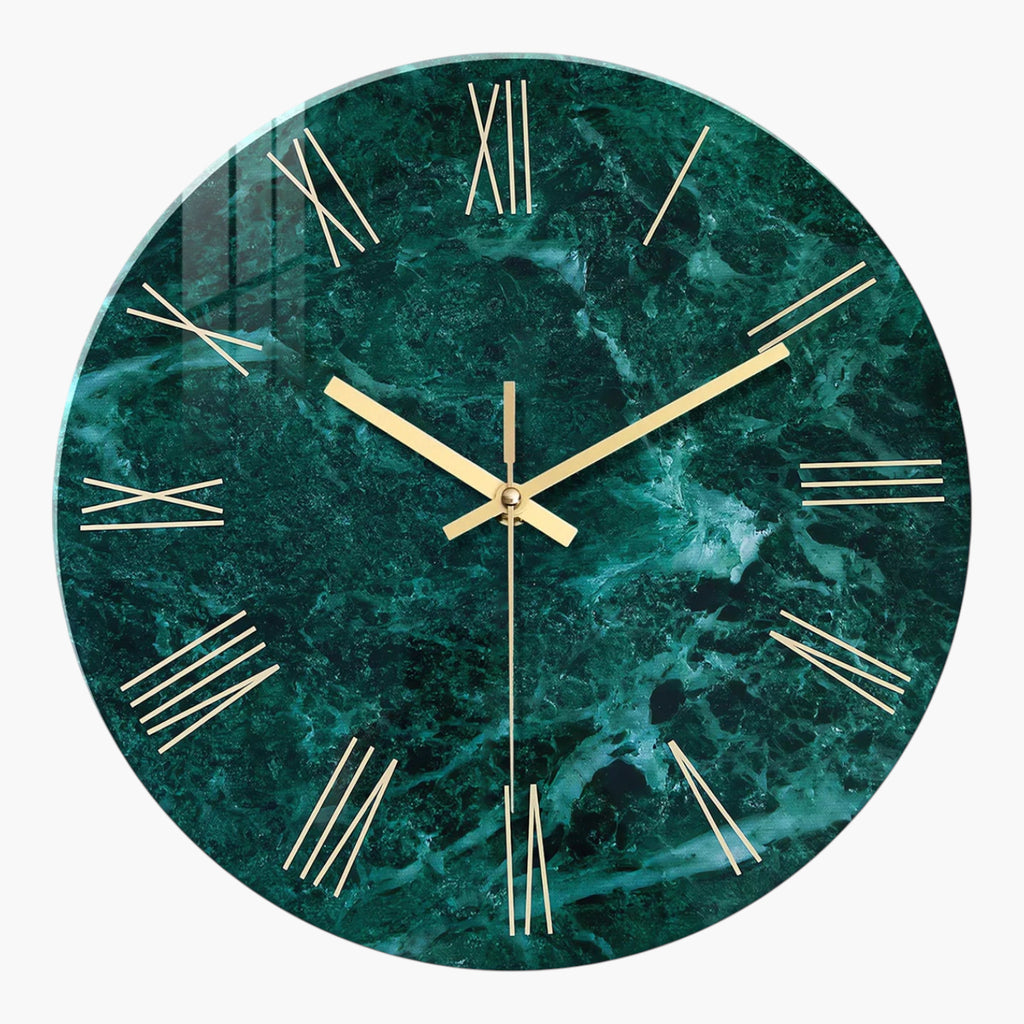 Plaque murale émeraude cristal doré 40 cm